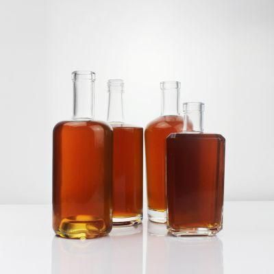 Hot Sale Small 330ml 500ml 750ml Glass Bottle for Tequila, Liqueurs