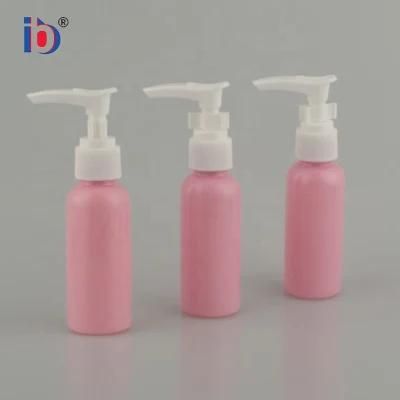 Kaixin Customized Pink Color Plastic Cosmetic Bottle