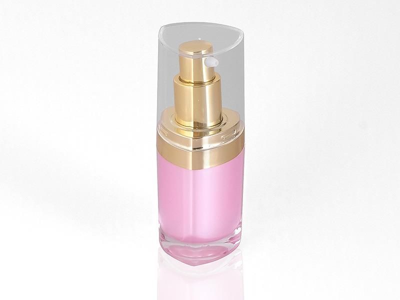 15ml 30ml 50ml Pink Elegant Empty Lotion Bottle for Skin Care Product