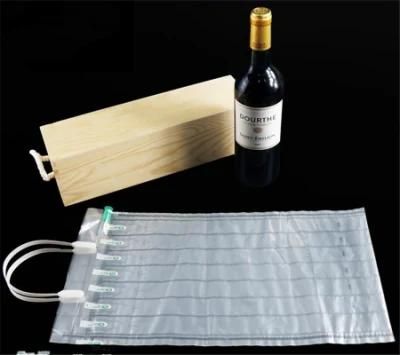 Factory Manufacturer Supplier Bags Wholesale Bubble Packaging Column Inflatable Wine Bottle Air Bag with Reasonable Price