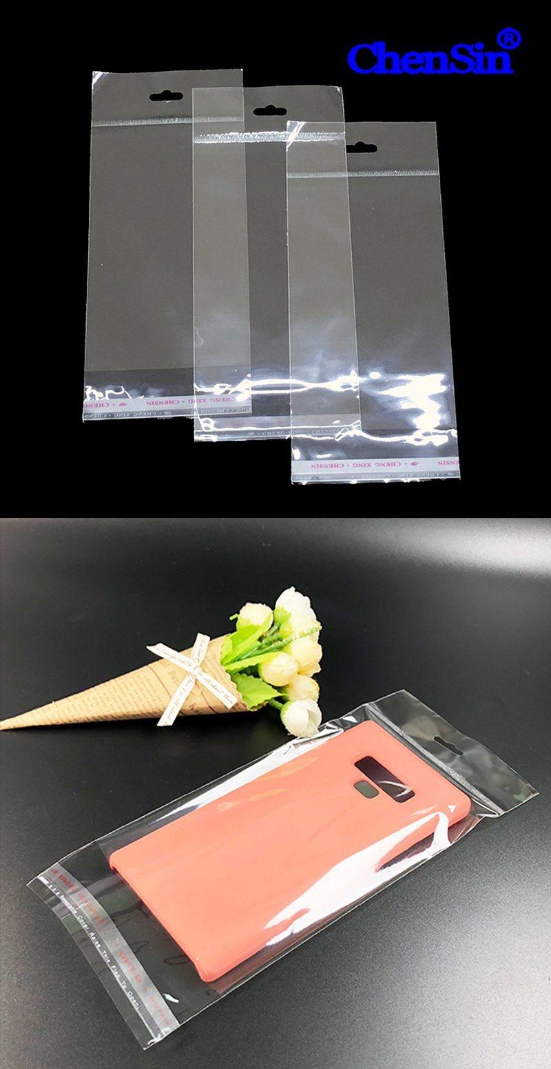 Transparent Hanging Head OPP Plastic Packaging Bag Phone Case