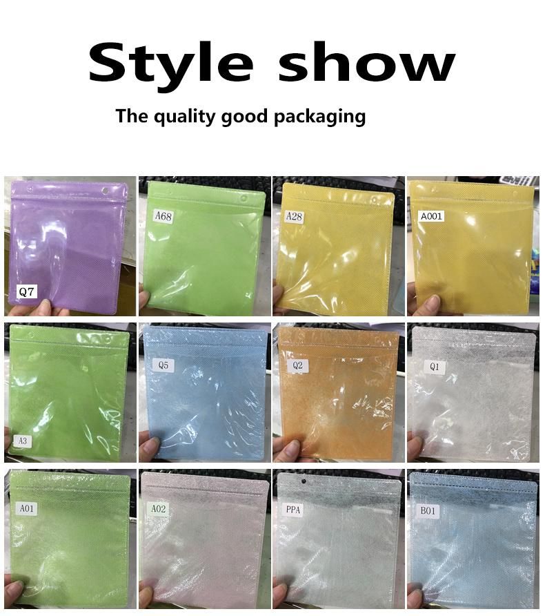 2 Disc Plastic Bag DVD CD Sleeve Double Side Nylon