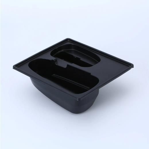Custom Black PS Matt Thermoforming Plastic Blister Package Tray
