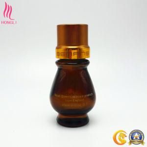 30g 50g Amber Cosmetic Glass Jar with Sliver Lids for Essential Packing