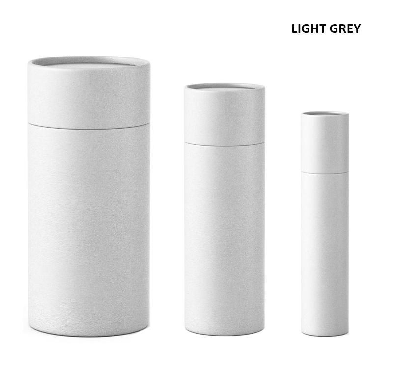 Custom Recycled Black White Brown Cosmetic Paper Tube Packaging Paper Tube for Cosmetic Food Tea