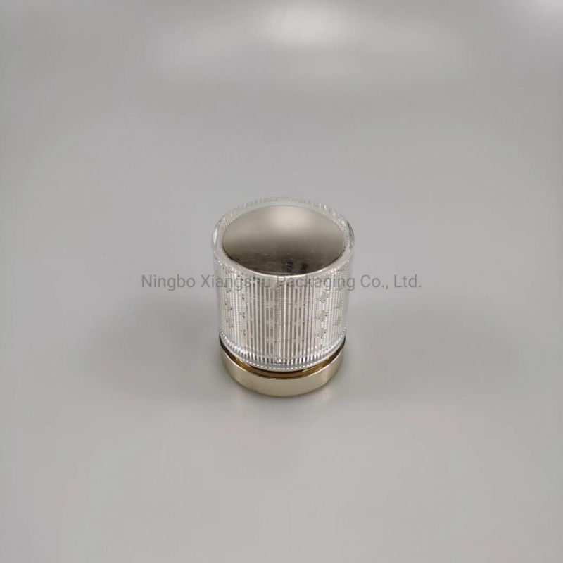 15g 30g 50g Top Sale Round Empty 10ml Cream Jar with Frosted Plastic Jar with Aluminum Lid