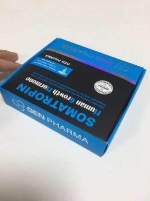Gen Pharma Label 10iu HGH Human Growh Hormon 10X2ml Vials Paper Boxes for Somatropina 191AA
