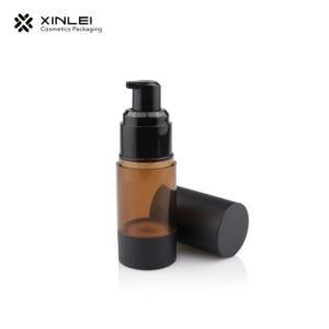 Carefully Crafted 30ml Airless Cosmetic Container with Black Cap