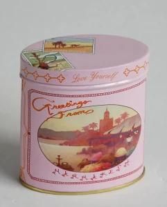 Oval Chocolate Gift Tin Box-Nc2911