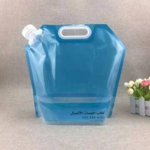 Custom Logo Printed Reusable Plastic BPA Free 5L Drinking Bottle Outdoor Hiking Water Bag 5 Litre