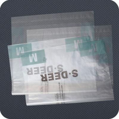 Reclosable Plastic Zipper Packaging Bag for Garments