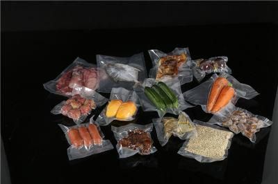 Plastic Mylar Custom Printed Sealer Pouches Food Snack Nuts Vacuum Packaging Bags with Logo Transparent Food Packing PE ISO