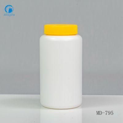 Food Grade HDPE White 250ml Round Bottle MD-463