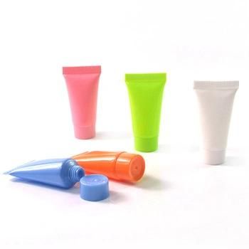 Cheapest 10ml Colorful Cosmetic PE Hotel Tube Made in China