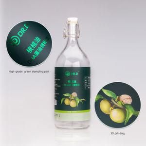 Custom Luminous Label for Champagne Wine Bottles with Battery Waterproof