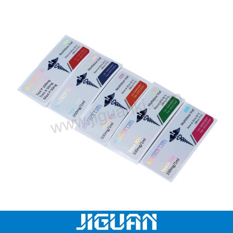 Custom Printing Medical Pharma Self Adhesive Label (JG-LABEL-01)