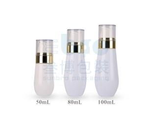 50ml/80ml/100ml Electroplating Pump Cosmetic Packaging Pet Lotion Bottle.