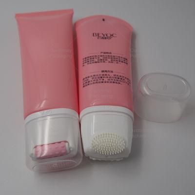 PE Tube with Roller Massage Applicator Oval Empty Plastic Cream