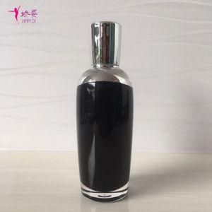 100ml Oval Shape Cosmetic Lotion Pump Bottle for Skin Care Packaging
