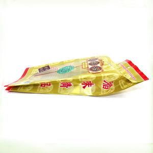 Chinese Food Packaging Promotional Side Gusset Bag with Tear Notch