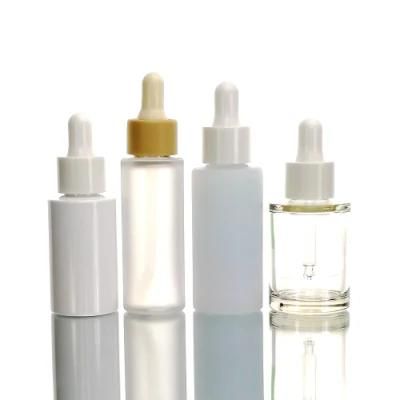 35ml Cylinder and Flat Shoulder Essence/Serum /Dropper/Pump Pet Bottle