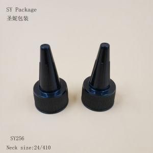 24/410 Black Color Plastic Twist off Cap for Bottle