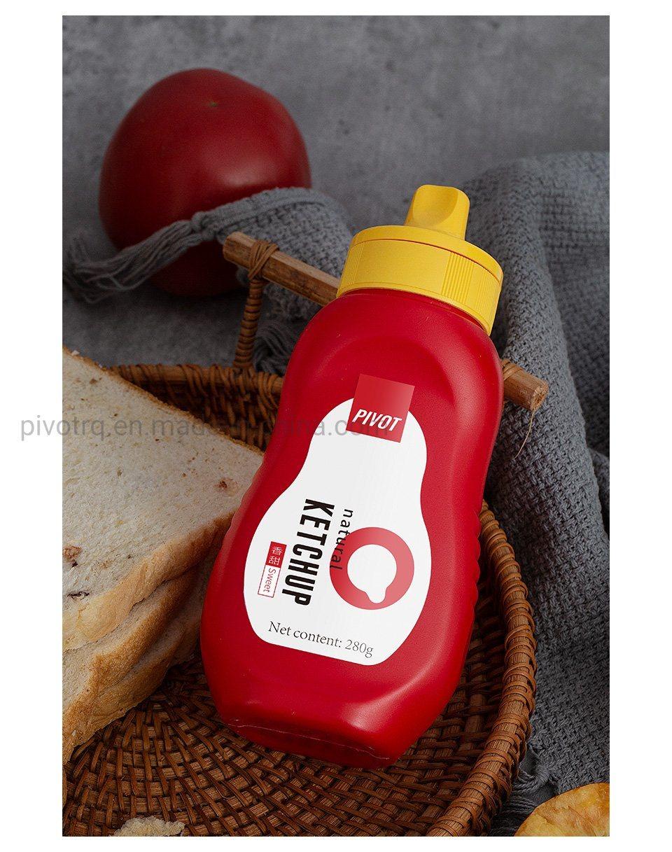 270ml PP Plastic Hot Filling Squeeze Jar Soy Sauce Ketchup Bottle Tomato Peanut Butter Bottle