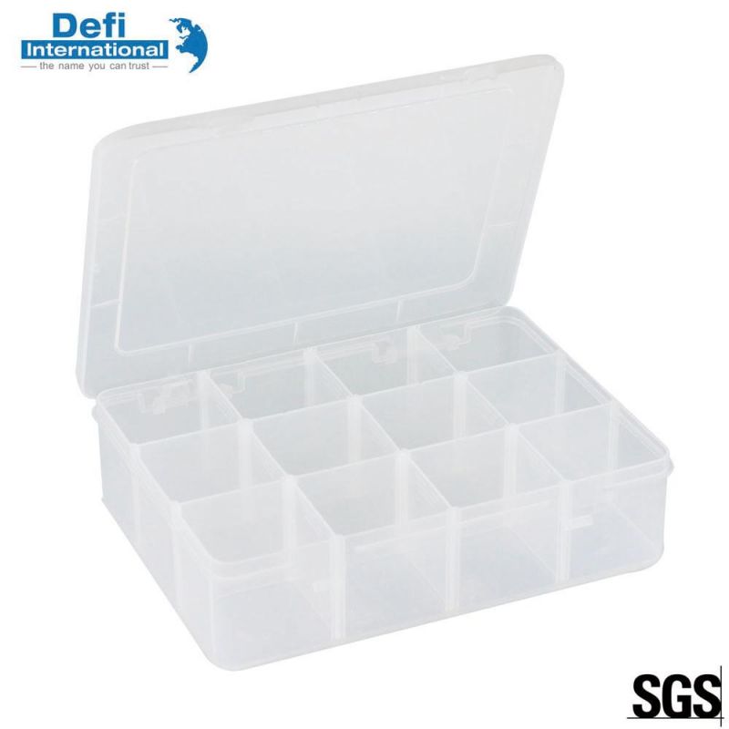 Adjustable Plastic 18 Compartment Organizer Box