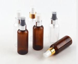 80ml Pet Round Shape Travel Portable Disinfection Anodized Pump Bottle