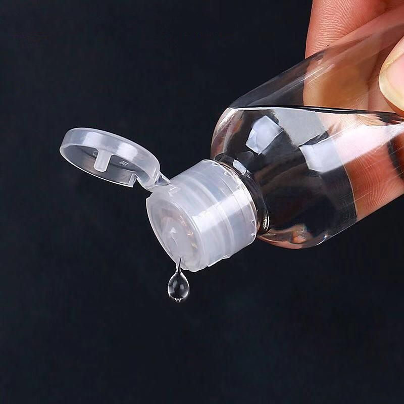 High Quality Transparent Flip Top Bottle Cap for 60ml 100ml Squeeze Pet Plastic Bottle