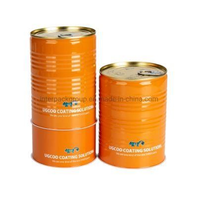 Wholesale Food Grade Empty Food Tin Can 671#Gold Lacquer for Oil Paint