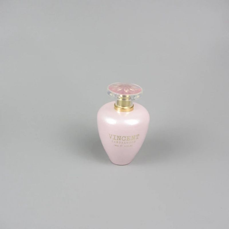 100ml Frosted Clear Perfume Glass Bottle with Spray Pump