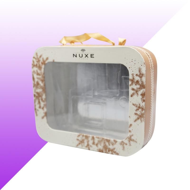 Custom Colored Gift Box Insert Vacuum Forming Blister Packaging Cosmetic Flocking Plastic Tray