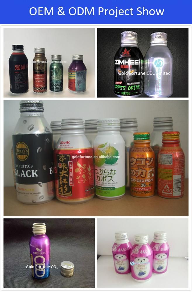 Packaging Aluminum Beverage Drinking Sport Beer Water Bottle