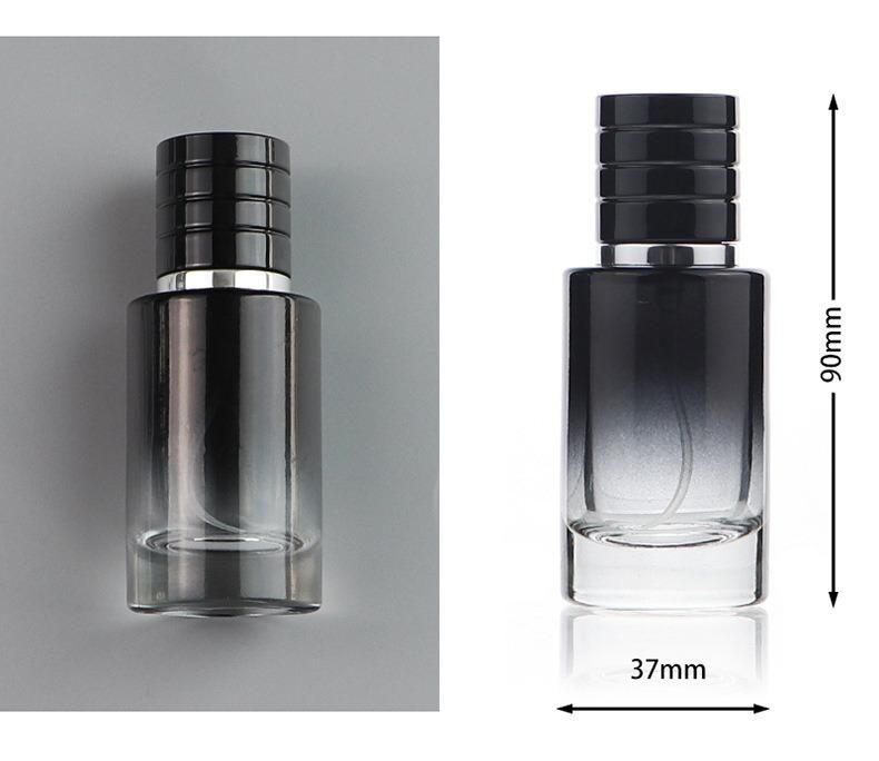 30ml Thick Gradient Colors Sprayer Bottles with Fine Mist Atomizer Mini Portable Outdoor Travel Cosmetic Refillable Bottles