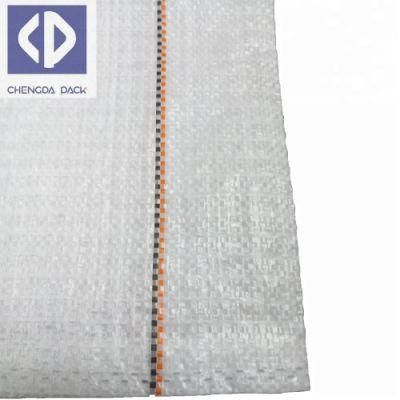 China Polypropylene Sack 50kg Plain White PP Woven Bags