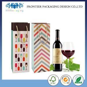 Wholesale Custom Logo Printing Wine Paper Bag