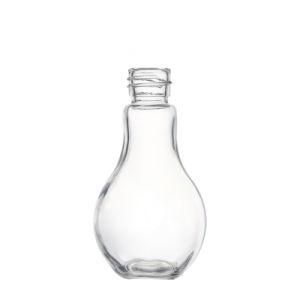 Brand Practical Empty Transparent Round Drop Resistant Glass Beverage Bottle 350ml