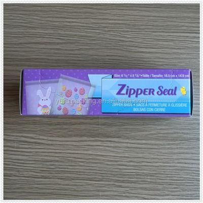 Colorful Clear Plastic Zip Lock Bag for Easter Holiday