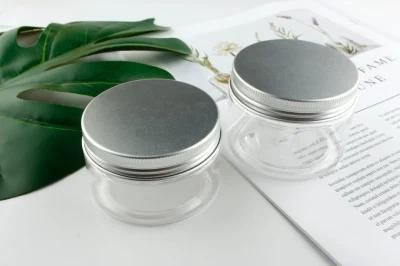 Plastic Cosmetic Cream Jar with Cap