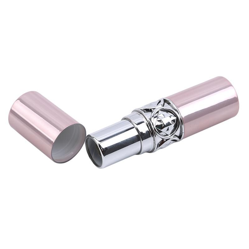 New High Grade Pink Color Empty Lipstick Tube Heigh Quality Hot Sale Luxury Women Lip Balm Maquiagem Container Bottles