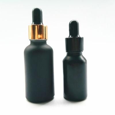 China Cosmetic Custom Color Milliliter Packing Essential Oil Glass Dropper Bottle with Cap