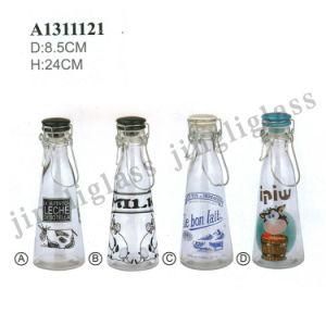 Air Tight Milk Glass Bottle