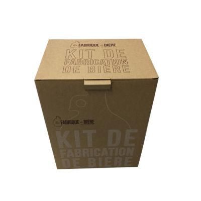 Kraft Paper Logo Design Corrugated Shipping Box