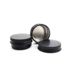 50g/Ml Silver Colorful Aluminum Mini Cosmetic Skin Face Cream Jar Solid Perfume Tin Cans with Screw Thread Lid
