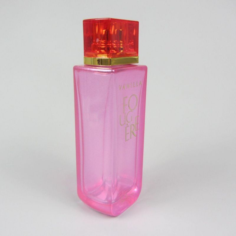 Custom Logo Square Perfume Glass Bottle 100ml Luxury Perfume Bottles