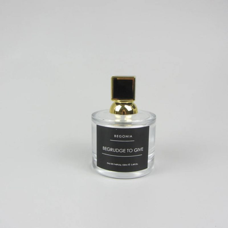 Luxury Round Empty Men Perfume Glass Bottles 100ml