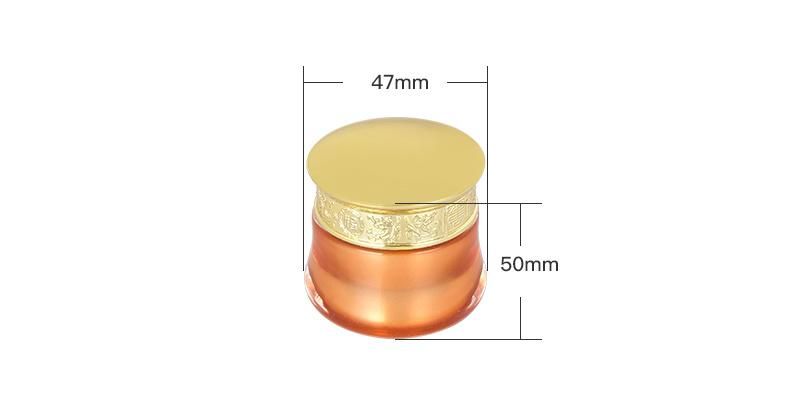 15g Vintage Style Plastic Cream Jar for Skin Care