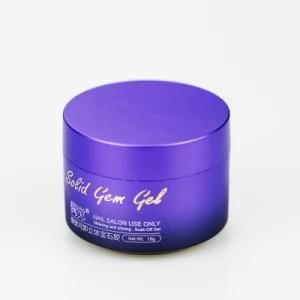 5g 15g 30g 50g Matte Color PP Round Plastic Gel Polish Pot