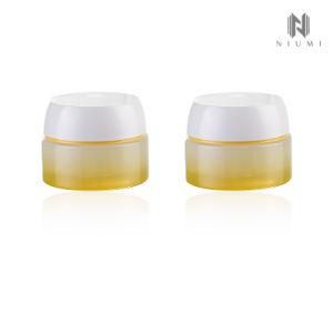 50g Glass Cream Jar Gradient Colour Cosmeceutical Eye Cream Jar Lip Balm Jar